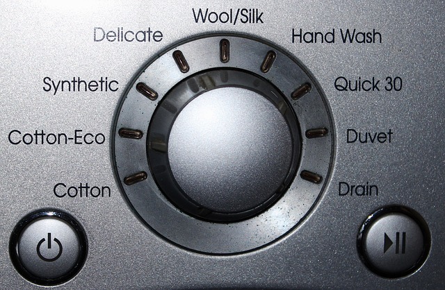ovládací panel pračky